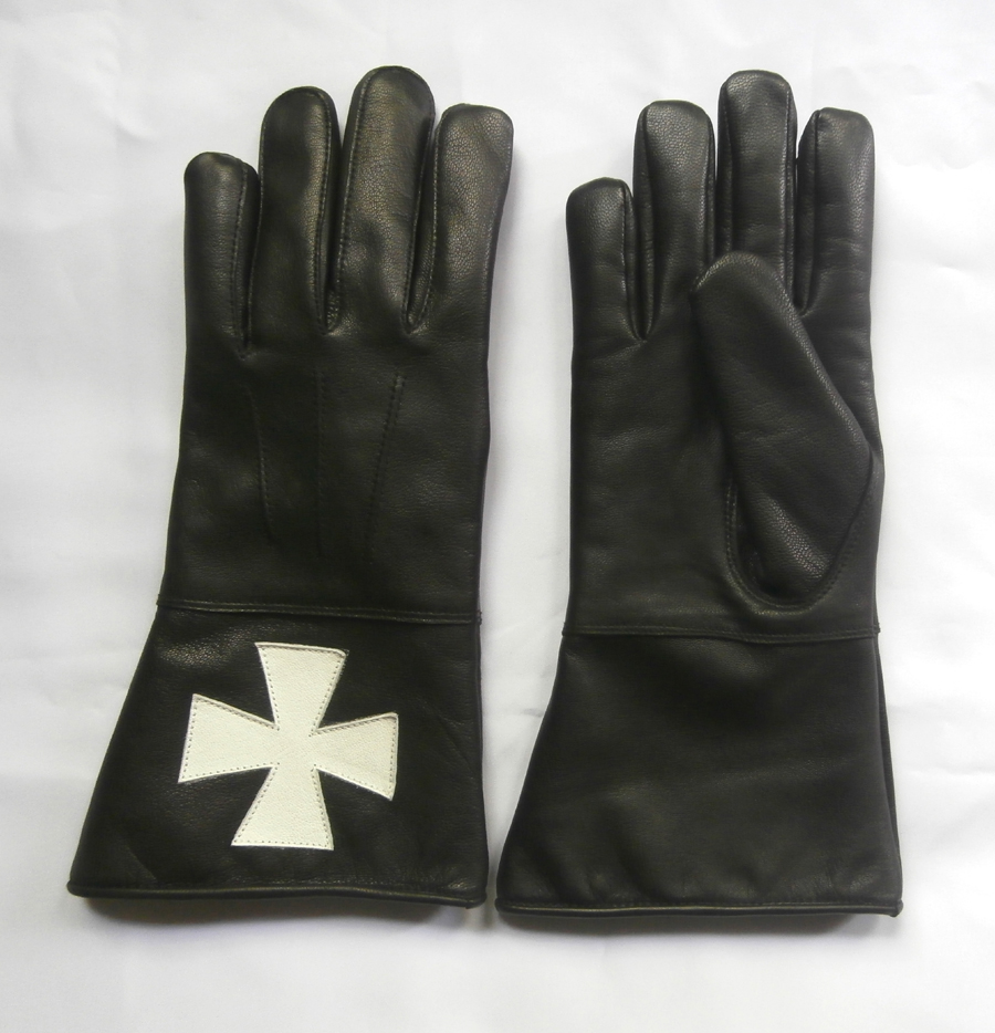 Knight Templar Leather Gloves